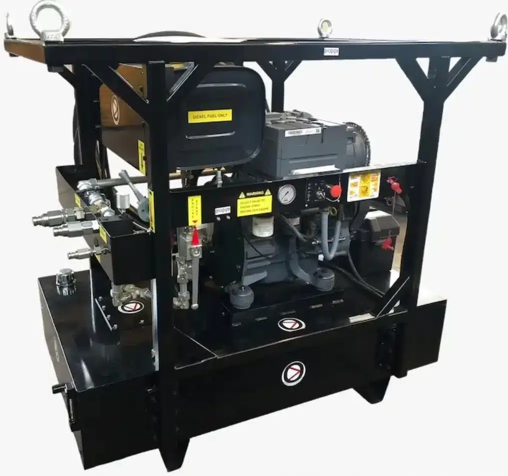 Propipe diesel hydraulic power pack